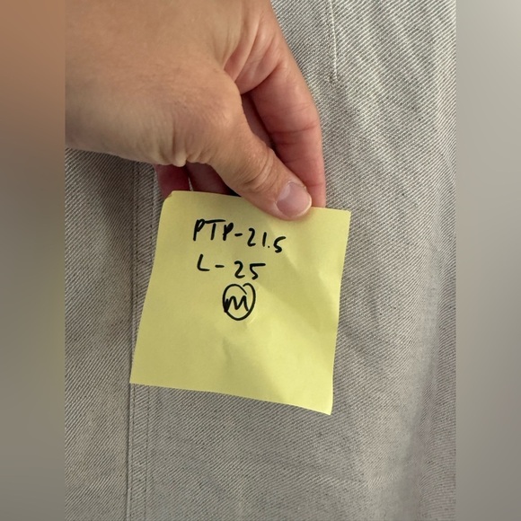 NWT J. Jill Flax Flannel Shacket Button down Shirt Beige Tan Size M Comfy Linen - Picture 11 of 11